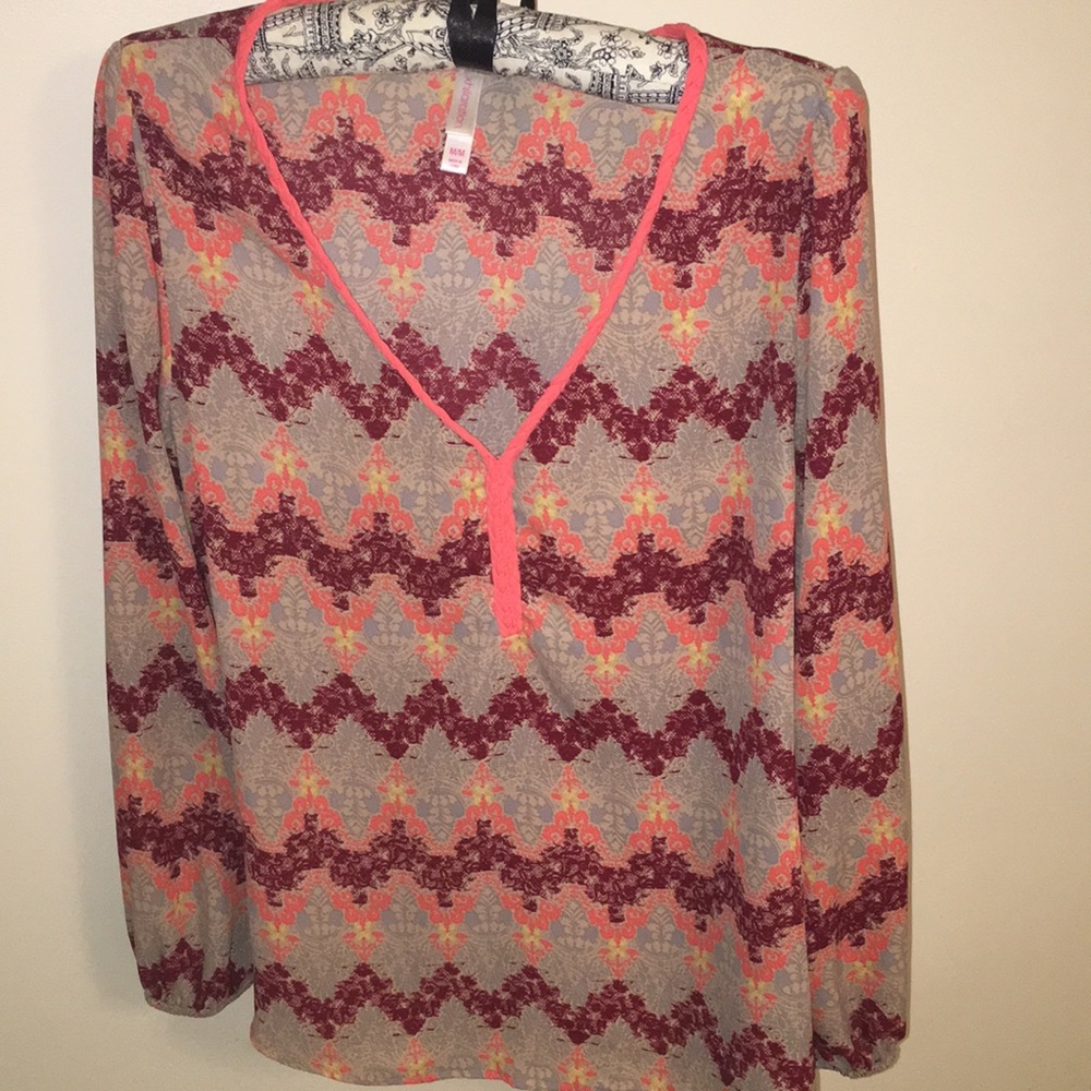 Long sleeve blouse